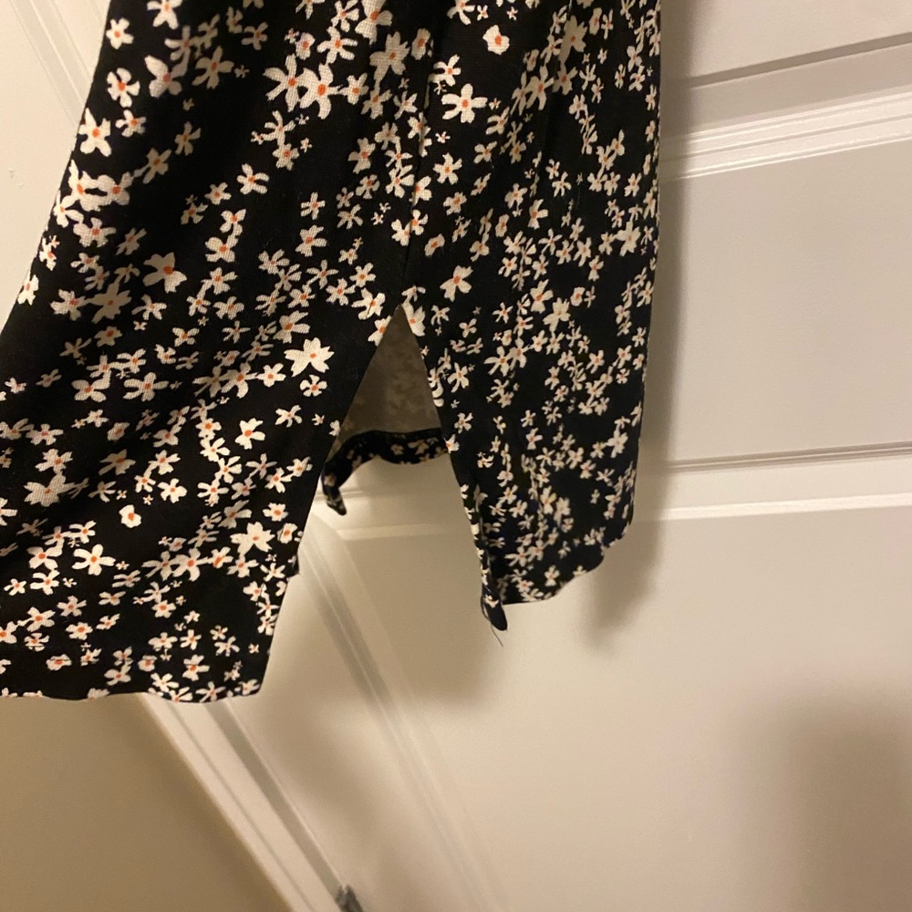 Baum Und Pferdgarten Jace Floral Collar Shirt Dress XS Black White - Picture 10 of 15